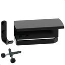 Ver imagem 5 de Kit Acessórios Para Banheiro Preto Fosco 5 Peças Zmt