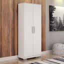 Ver imagem 4 de Armário Multiuso 2 Portas Natal Valdemóveis: Branco