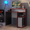 Ver imagem 1 de Mesa Gamer Escrivaninha Power 100cm Preto