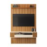Painel Ripado Zigzag para Tv até 60 Polegadas Roma com Nicho 135cm - 3