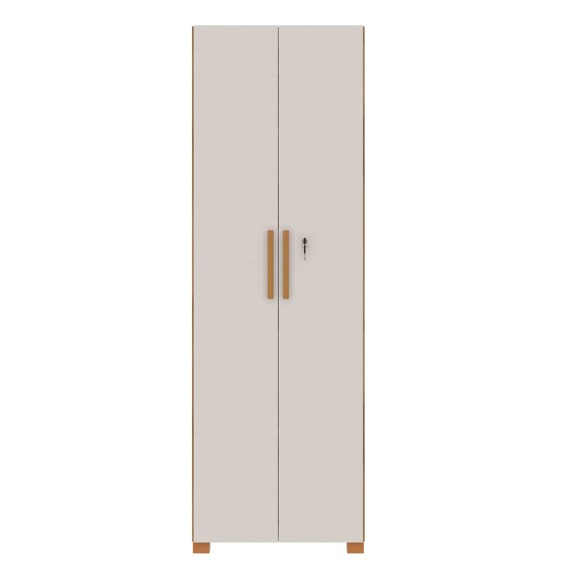 Armário para Escritório 2 Portas com Chave 61cm Nt 4020 Marrom