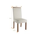 Ver imagem 4 de Conjunto Sala de Jantar Mesa Livia Redonda 100cm Tampo Vidro/mdf com 4 Cadeiras Livia