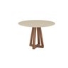 Conjunto Sala de Jantar Mesa Livia Redonda 100cm Tampo Vidro/mdf com 4 Cadeiras Livia - 5
