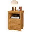 Ver imagem 1 de Mesa de Cabeceira 2 Gavetas Lóquio 100% Mdf - Casa Chick Cinamomo