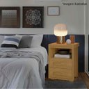 Ver imagem 5 de Mesa de Cabeceira 2 Gavetas Lóquio 100% Mdf - Casa Chick Cinamomo