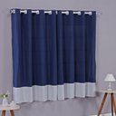 Ver imagem 6 de Enxoval de Bebe Kit de Berço Americano Cortina Algodão Menino Menina 8 Peças:chevron Marinho