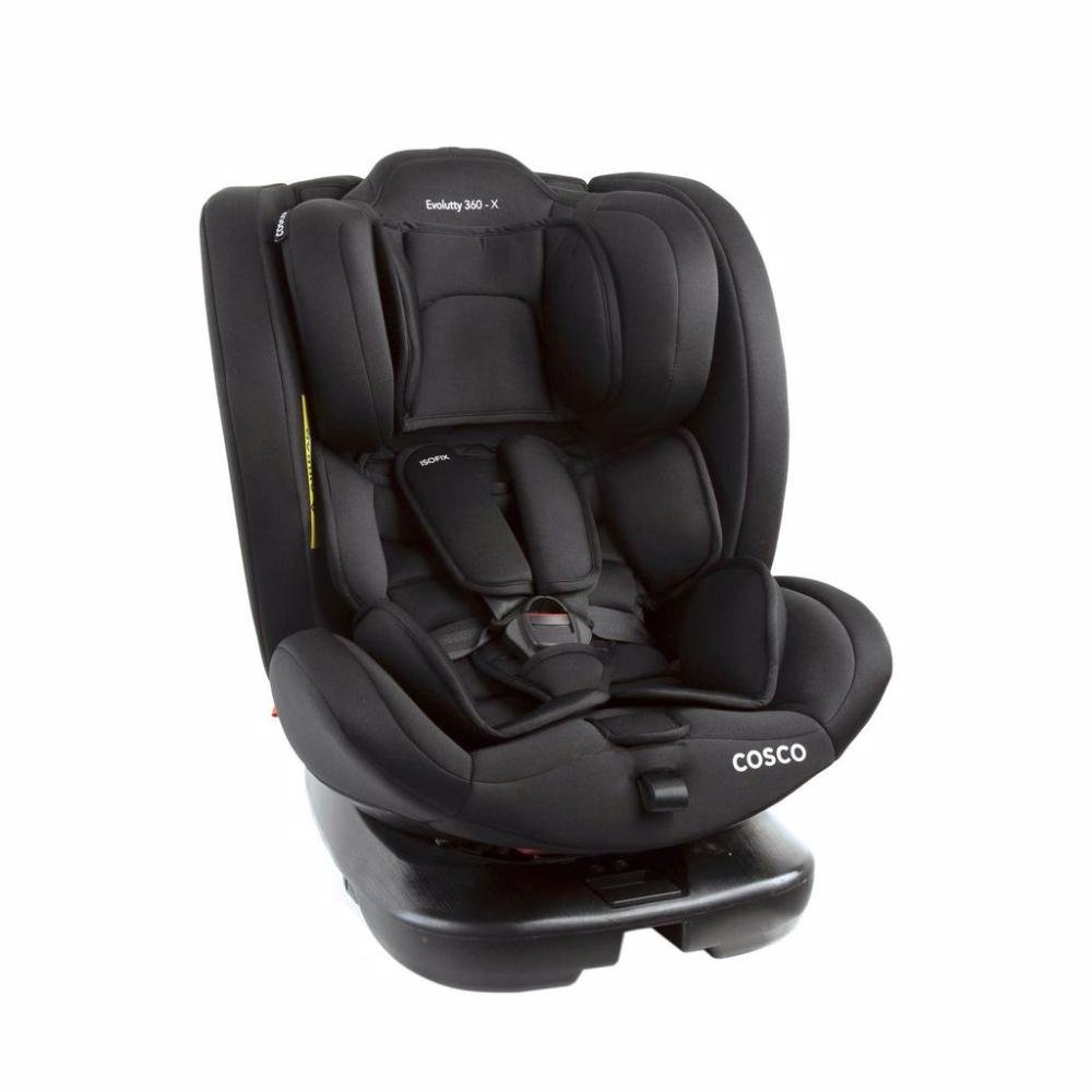 Cadeirinha de Carro Evolutty 360° X 0 a 36kg com Isofix Cosco Preta