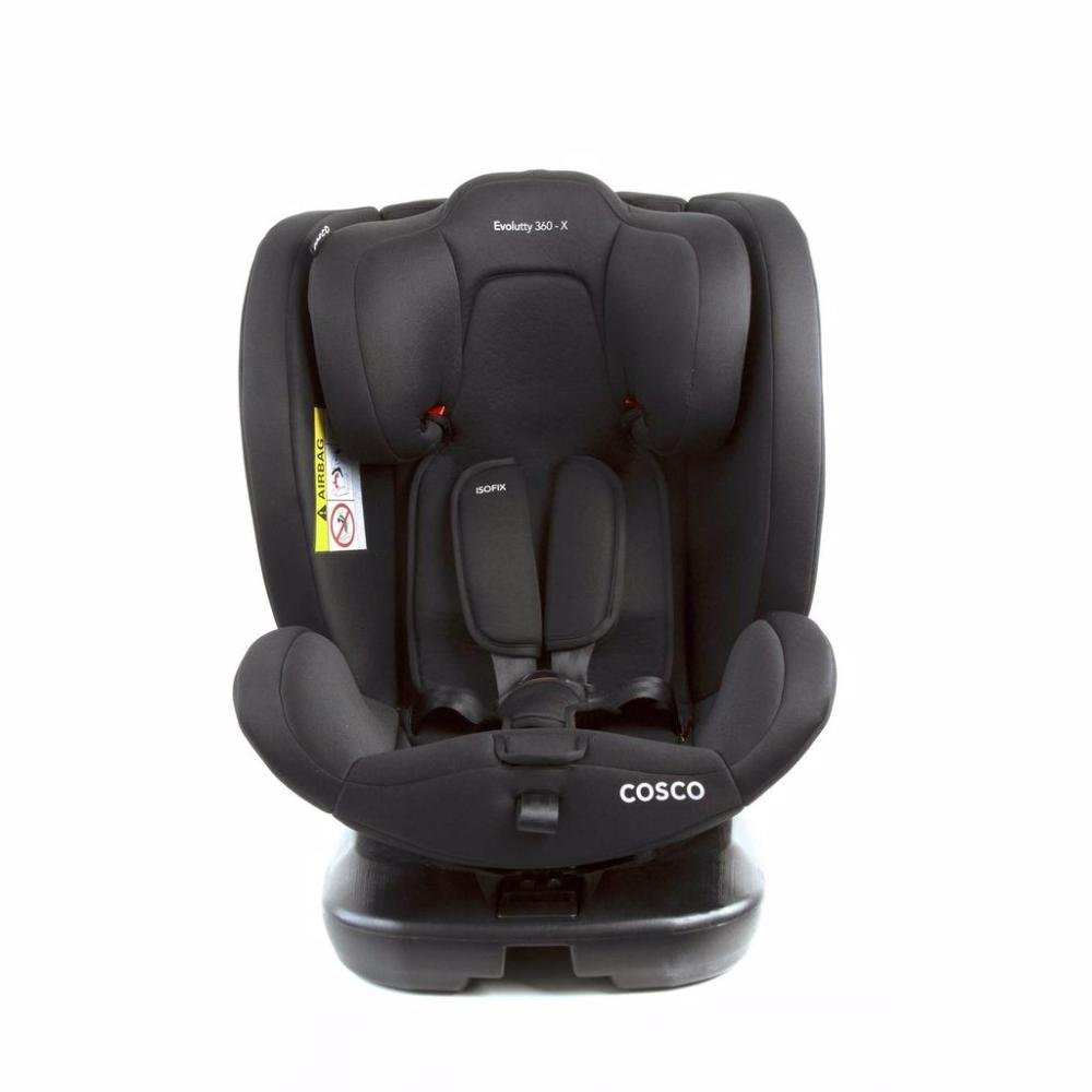 Cadeirinha de Carro Evolutty 360° X 0 a 36kg com Isofix Cosco Preta - 5