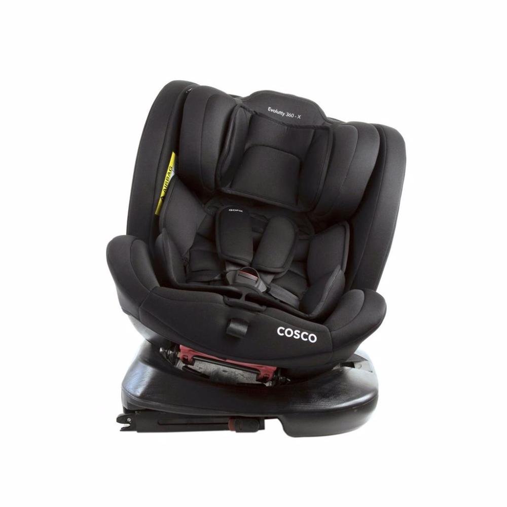 Cadeirinha de Carro Evolutty 360° X 0 a 36kg com Isofix Cosco Preta - 2