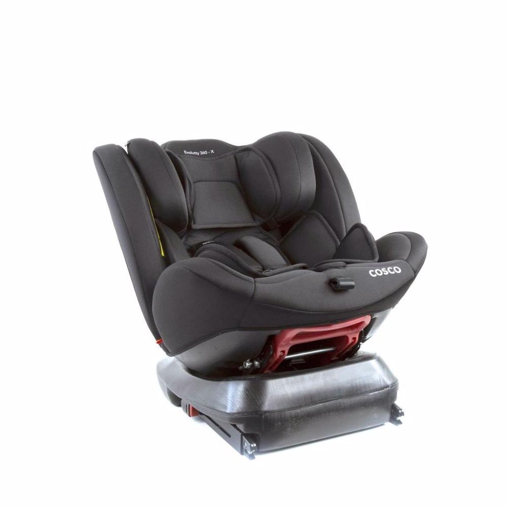 Cadeirinha de Carro Evolutty 360° X 0 a 36kg com Isofix Cosco Preta - 10