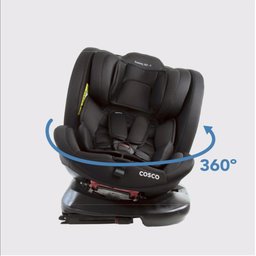 Cadeirinha de Carro Evolutty 360° X 0 a 36kg com Isofix Cosco Preta - 3