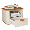 Ver imagem 3 de Mesa de Cabeceira Suspensa Buriti 1g Off White Nature Jb