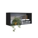 Ver imagem 2 de Nicho de Parede Horizontal Organizador Multiuso Funcionale Preto
