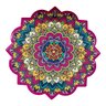 Quadro Mandala Enfeite Parede Porcelana Colorida Sorte - 2
