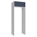 Ver imagem 1 de Porta-geladeira 83 Cm 1 Porta Basculante Branco/azul Vik Madesa
