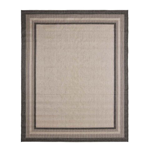 Tapete Sala Sisal Eco-nature Moldura 56 Chumbo 2,50x3,00m