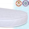 Colchão Berço BF para Moisés Oval de Infantil Bebê Antialérgico 138x68x10cm  - 8