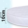 Colchão Berço BF para Moisés Oval de Infantil Bebê Antialérgico 138x68x10cm  - 5