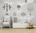 Ver imagem 4 de Papel de parede infantil Safári animal balão M² 50B