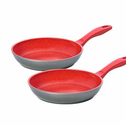 Panelas Polishop Sauté Grand 24cm e Sauté Petit 20cm | Vermelha - 1
