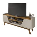 Ver imagem 1 de Rack para Tv Turim 2 Portas Off White/naturalle - Bechara
