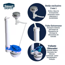 Ver imagem 7 de Mecanismo Para Caixa De Descarga Acoplada Universal Deca Celite Incepa Completo Com Válvula Superior
