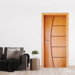 Folha de Porta 210x90cm Semi Solida Modelo 186 Mapaf - 1