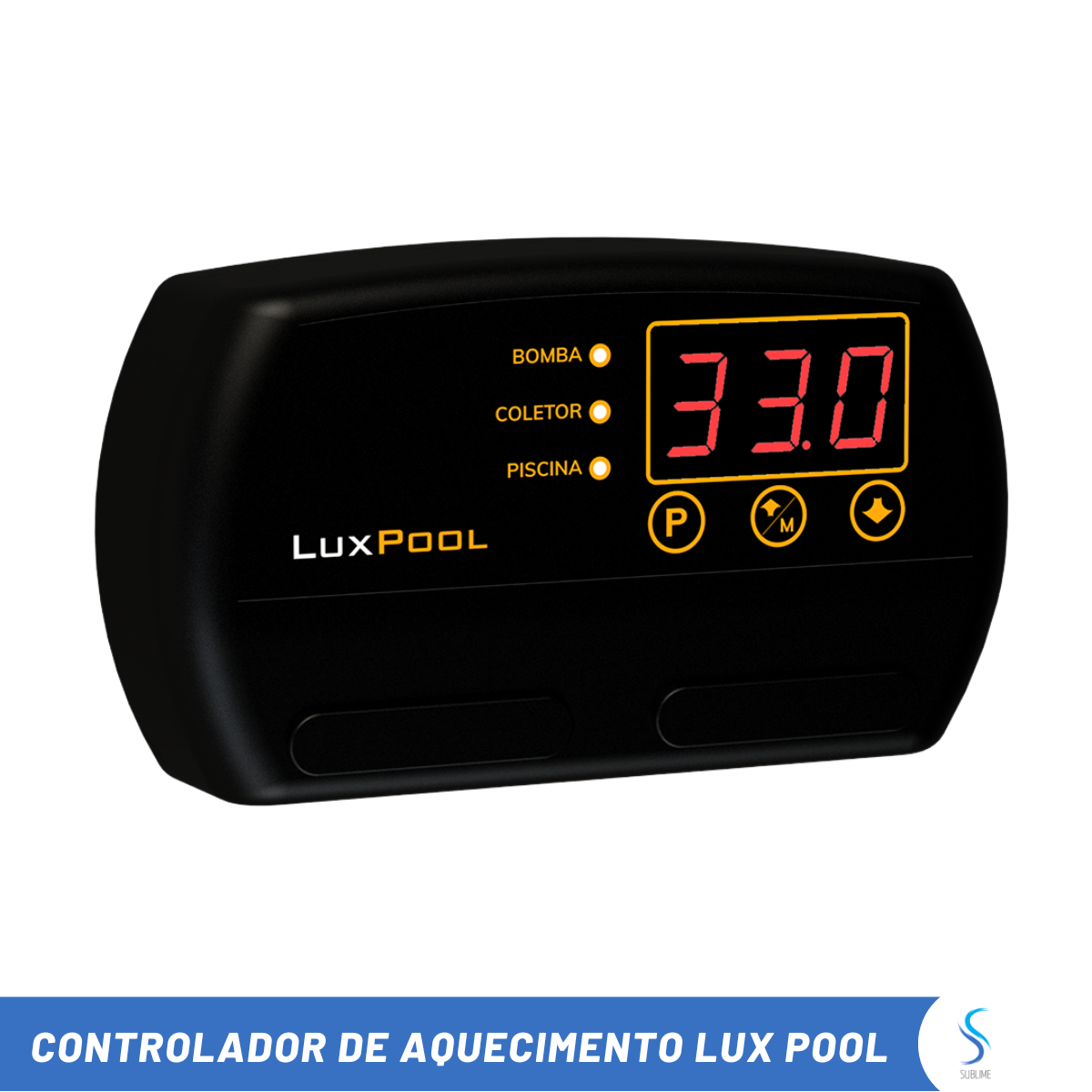 Controlador Temperatura Piscina  Aquecimento Solar Luxpool - 5