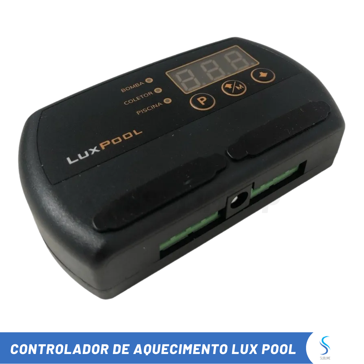 Controlador Temperatura Piscina  Aquecimento Solar Luxpool - 4