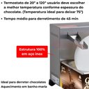 Ver imagem 3 de Derretedeira Cascata Giratória 5kg Gira Choco com Uma Roda GC1151 Marchesoni 110V