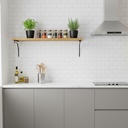 Ver imagem 4 de Prateleira de Parede Escritório Mão Francesa Piatina 30x60cm