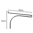 Ver imagem 6 de Prateleira de Parede Escritório Mão Francesa Piatina 30x60cm