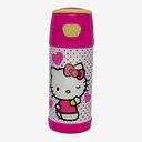Ver imagem 1 de Garrafa Térmica Infantil Click Canudo 350ml Hello Kitty