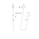 Ver imagem 2 de Ducha Higiênica Acionamento 1/4 de Volta e Mecanismo Cerâmico 1850 Nya 