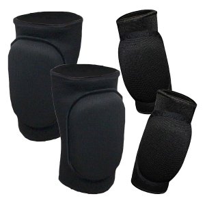 Kit Goleiro Futsal Joelheira Cotoveleira Progne Profissional - Preto - M