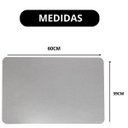Ver imagem 4 de Tapete de Pedra Diatomita para Banheiro Cinza 60cm X 39cm