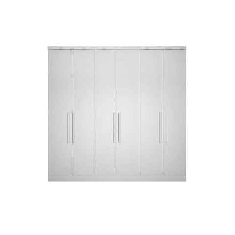 Guarda Roupa Modulado C/ 6 Portas e 4 Gavetas Rizon/linea Neve - Novo Horizonte