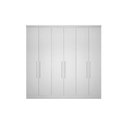 Ver imagem 1 de Guarda Roupa Modulado C/ 6 Portas e 4 Gavetas Rizon/linea Neve - Novo Horizonte