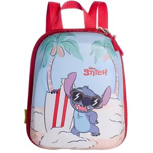 Lancheira Escolar Stitch Praia 3857ax24 27x22 Cm - Maxtoy