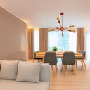 Ver imagem 5 de Luminária Pendente Modelo Sputinik 06 Hastes - Moderno Elegante Ideal para Sala, Quarto Cobre