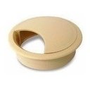 Ver imagem 1 de Acabamento Passa Fio Mesa Computador Marfim 59mm 24 Peças