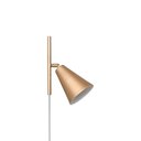 Ver imagem 1 de LUMINÁRIA ARANDELA CONE COM TOMADA BELGA 1LAMP E27 GOLD - 3107/AR GLD