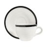 Xicara Composition Black Rim 9 cm - Home Style - 1