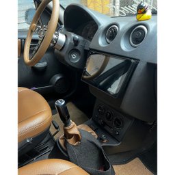 Moldura 9 Poleg Celta G2 2006 a 2015 Prisma 2006 a 2012 Fiamon Preta - 3