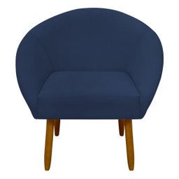 Poltrona Decorativa para Sala Recepção Manicure Consultório Stella Suede - 4