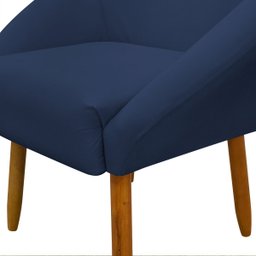 Poltrona Decorativa para Sala Recepção Manicure Consultório Stella Suede - 6