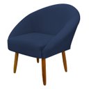 Ver imagem 3 de Poltrona Decorativa para Sala Recepção Manicure Consultório Stella Suede