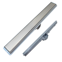 Ver imagem 1 de Ralo Linear Oculto 5cm X 50cm Inox com Tela e Cocho Cinza