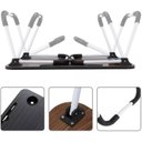 Ver imagem 3 de Mesa Notebook Dobrável e Portátil para Cama e Sofá Cor Preto