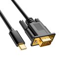 Ver imagem 1 de Cabo Conversor Usb-c para Vga - 1.8 Metros - Chipset Interno - Full Hd (usb-c M X Vga M) - Comtac